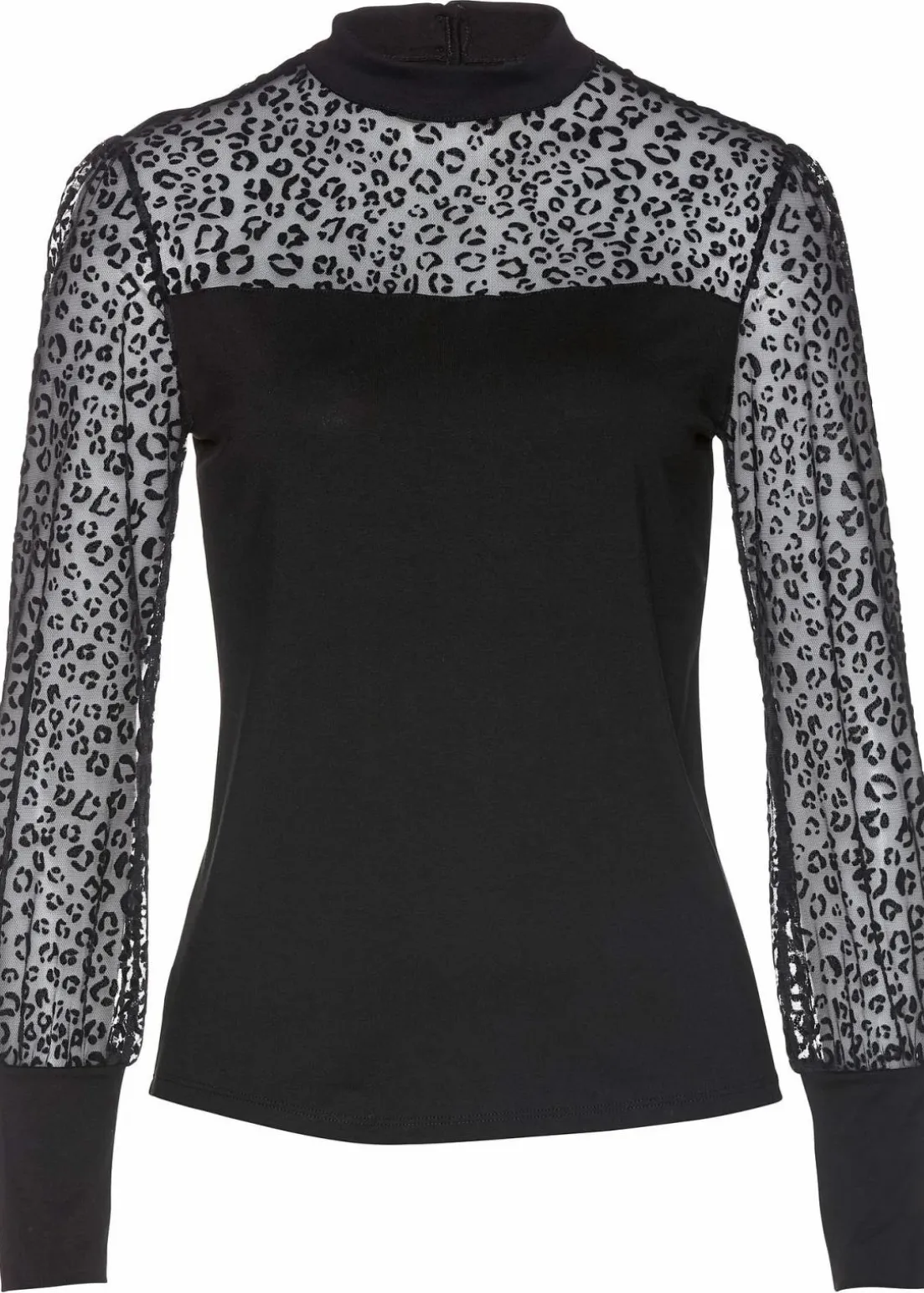 Langarmshirt aus softem Viskose-Mix