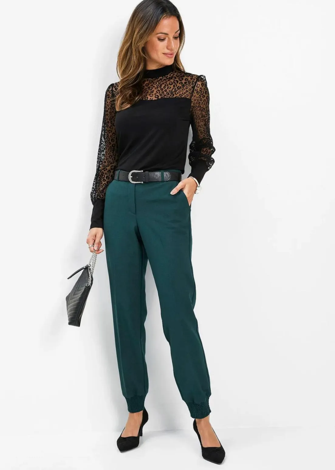 Langarmshirt aus softem Viskose-Mix