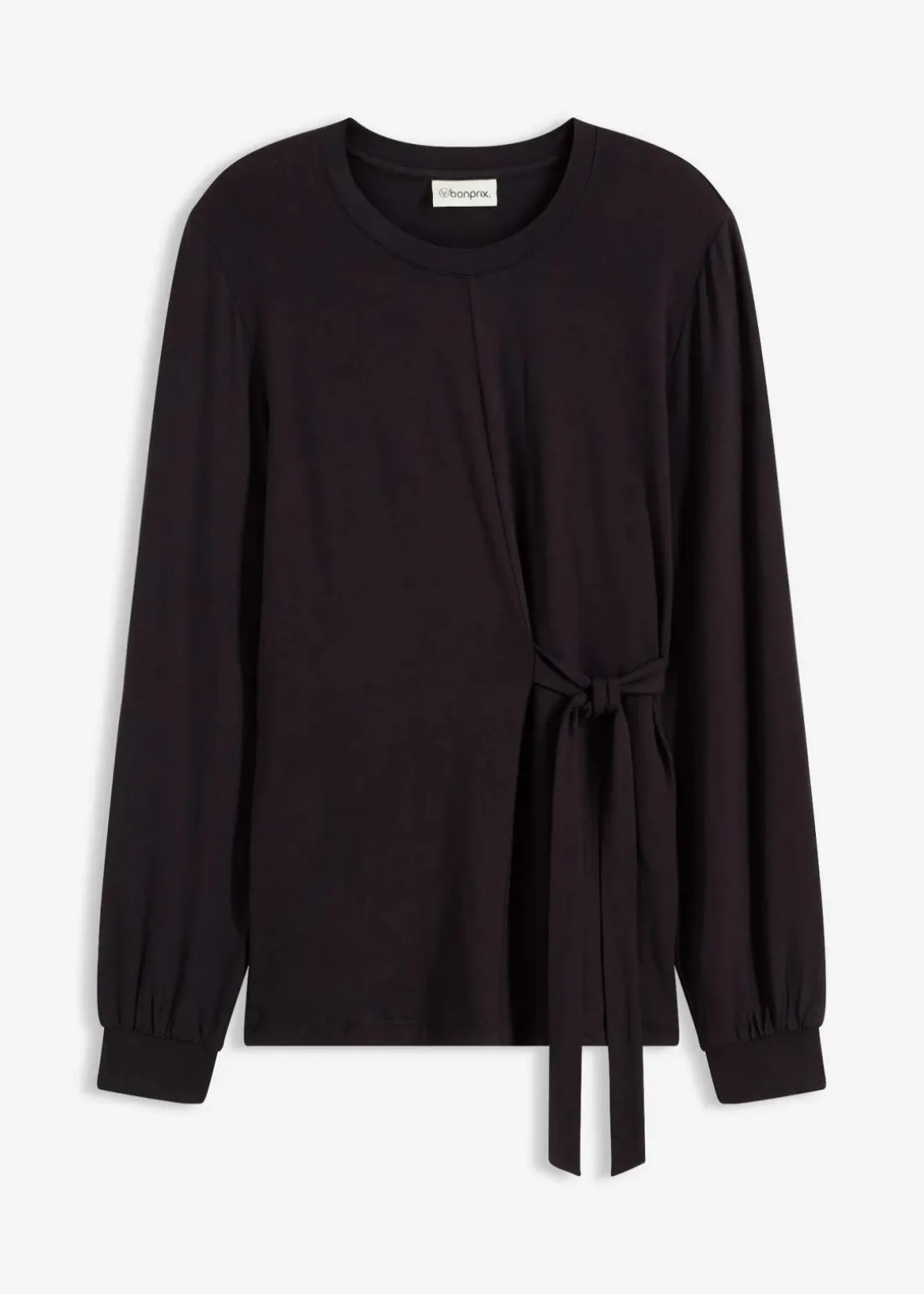 Langarmshirt aus softem Viskose-Mix