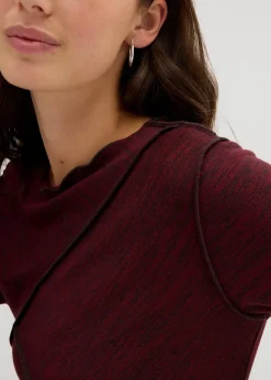 Langarmshirt aus softem Viskose-Mix