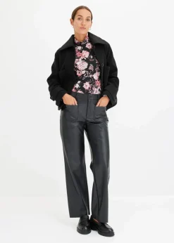 Langarmshirt aus softem Viskose-Mix