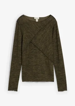 Langarmshirt aus softem Viskose-Mix