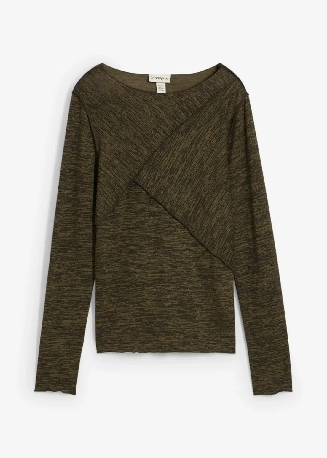 Langarmshirt aus softem Viskose-Mix