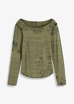 Langarmshirt aus softer Viskose