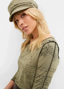 Langarmshirt aus softer Viskose