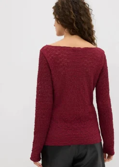 Langarmshirt aus Spitze