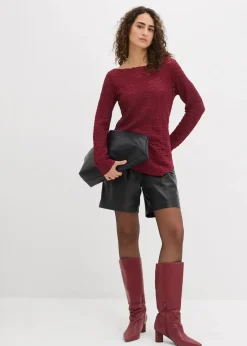 Langarmshirt aus Spitze