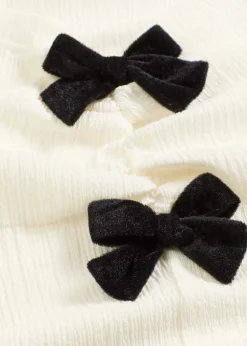 Langarmshirt aus strukturiertem Crêpe