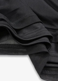 Langarmshirt aus transparentem Mesh