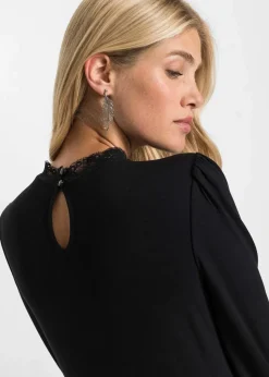 Langarmshirt aus Viskose-Mix