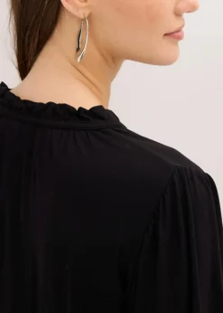 Langarmshirt aus Viskose-Mix