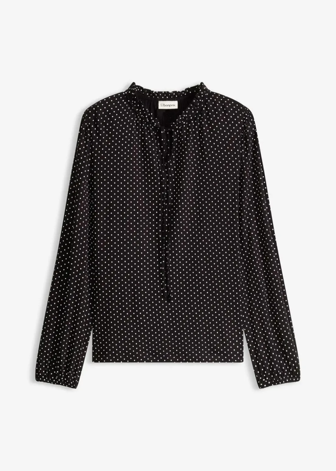 Langarmshirt aus Viskose-Mix