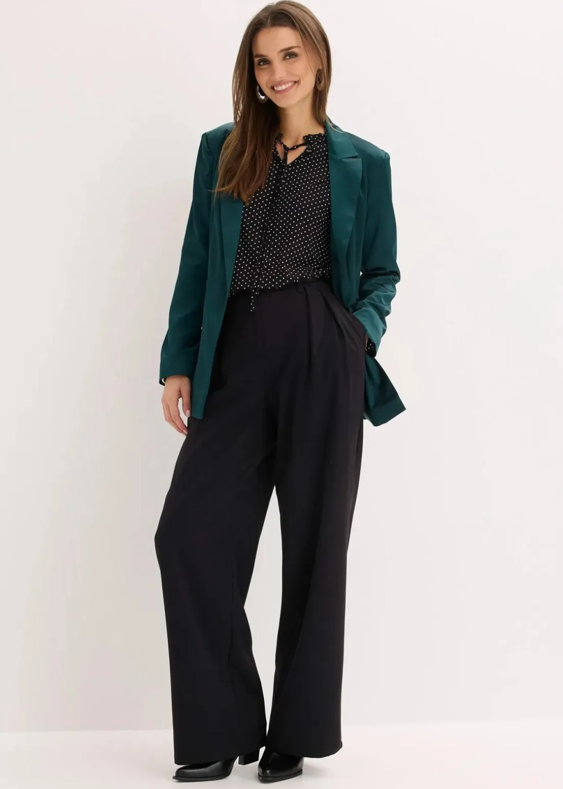 Langarmshirt aus Viskose-Mix