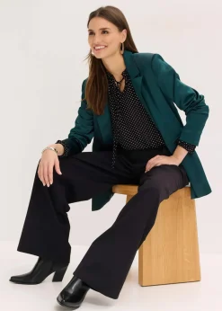 Langarmshirt aus Viskose-Mix