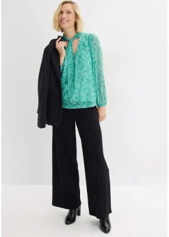 Langarmshirt aus zartem Mesh