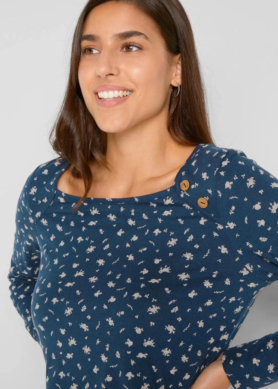 Langarmshirt, bedruckt