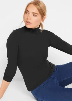 Langarmshirt mit reiner Bio-Baumwolle