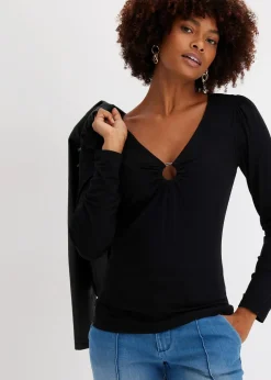 Langarmshirt mit Accessoire