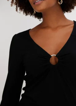 Langarmshirt mit Accessoire