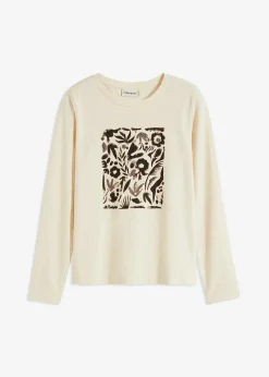 Langarmshirt mit Bio-Baumwolle