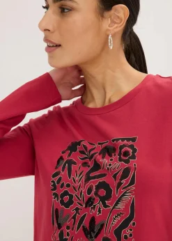 Langarmshirt mit Bio-Baumwolle