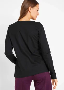 Langarmshirt mit Katzendruck