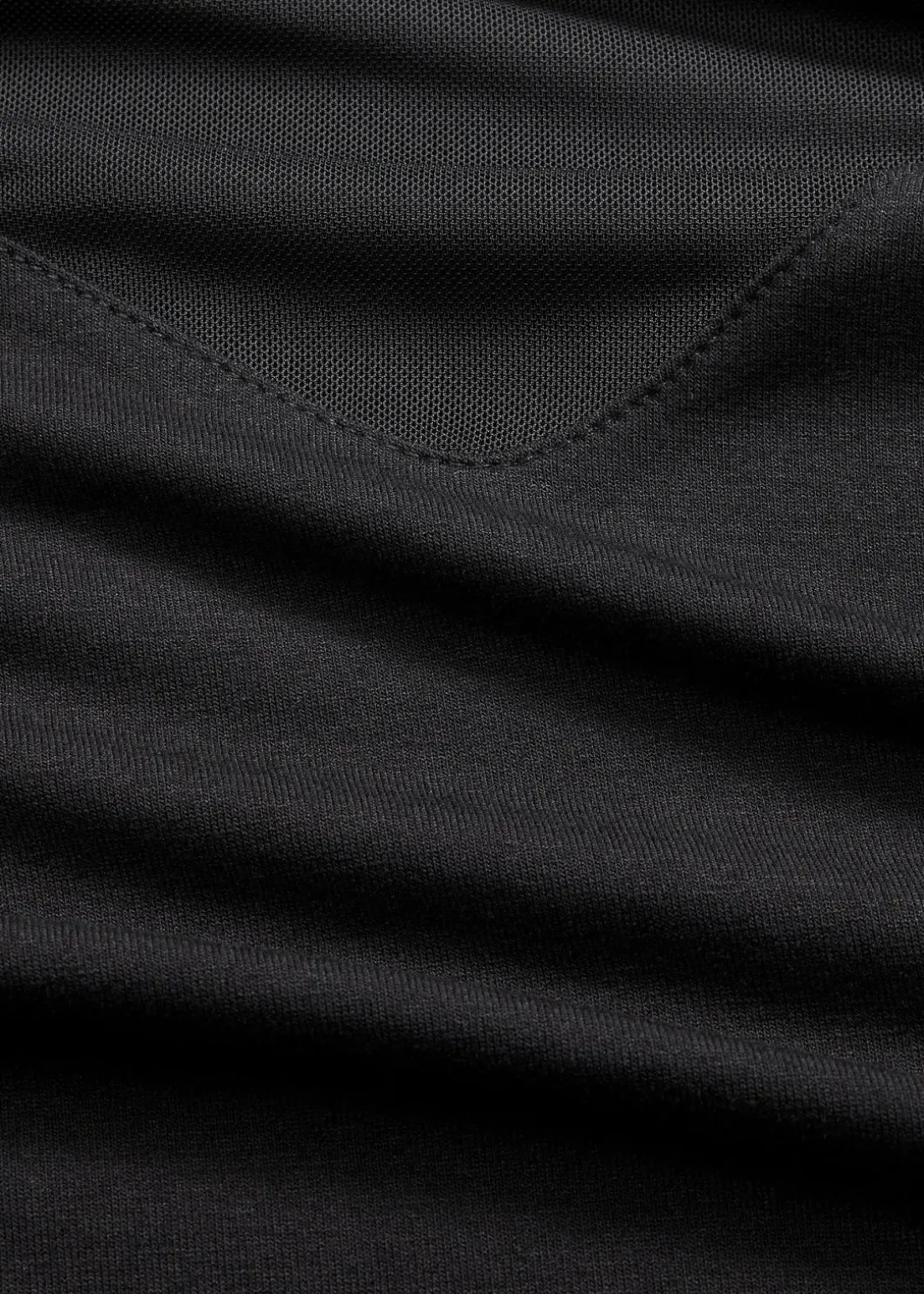 Langarmshirt mit Mesh