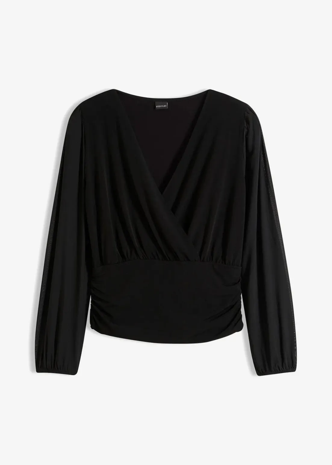 Langarmshirt mit Mesh