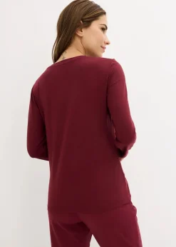 Langarmshirt mit Pailletten