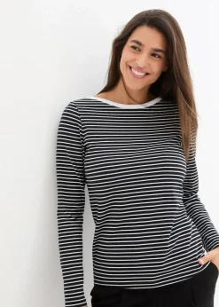 Langarmshirt mit reiner Bio-Baumwolle