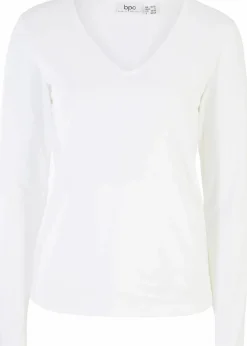 Langarmshirt mit reiner Bio-Baumwolle