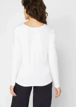 Langarmshirt mit reiner Bio-Baumwolle