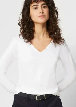 Langarmshirt mit reiner Bio-Baumwolle