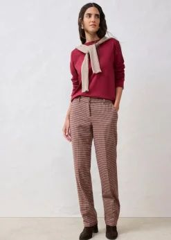 Langarmshirt mit Seidenanteil