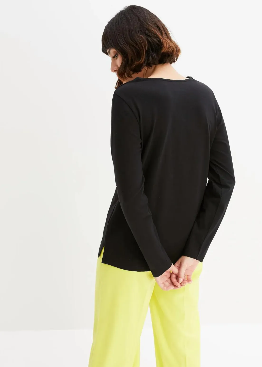 Langarmshirt mit Ösen