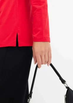 Langarmshirt mit Ösen