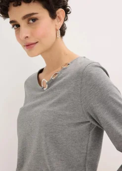 Langarmshirt mit Ösen