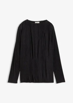 Langarmshirt mit Struktureffekt