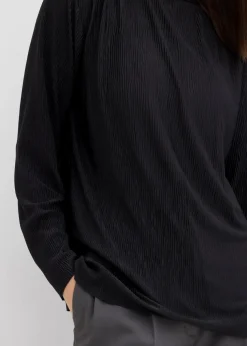 Langarmshirt mit Struktureffekt