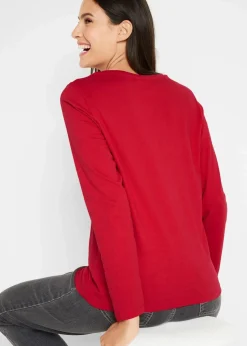 Langarmshirt mit Weihnachtsmotiv