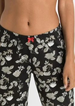 Lange Pyjamahose aus reiner Bio-Baumwolle (2er Pack)