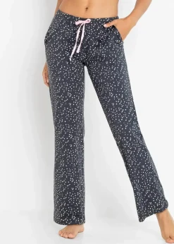 Lange Pyjamahose aus reiner Bio-Baumwolle (2er Pack)