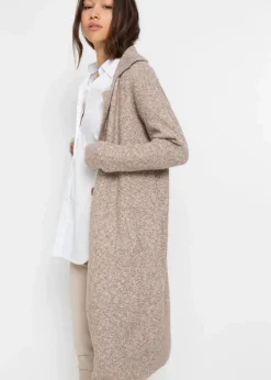 Langer Strickmantel im Loose Fit