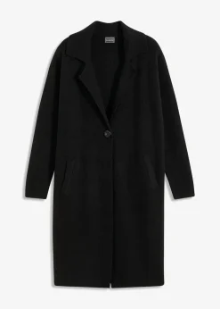 Langer Strickmantel im Loose Fit