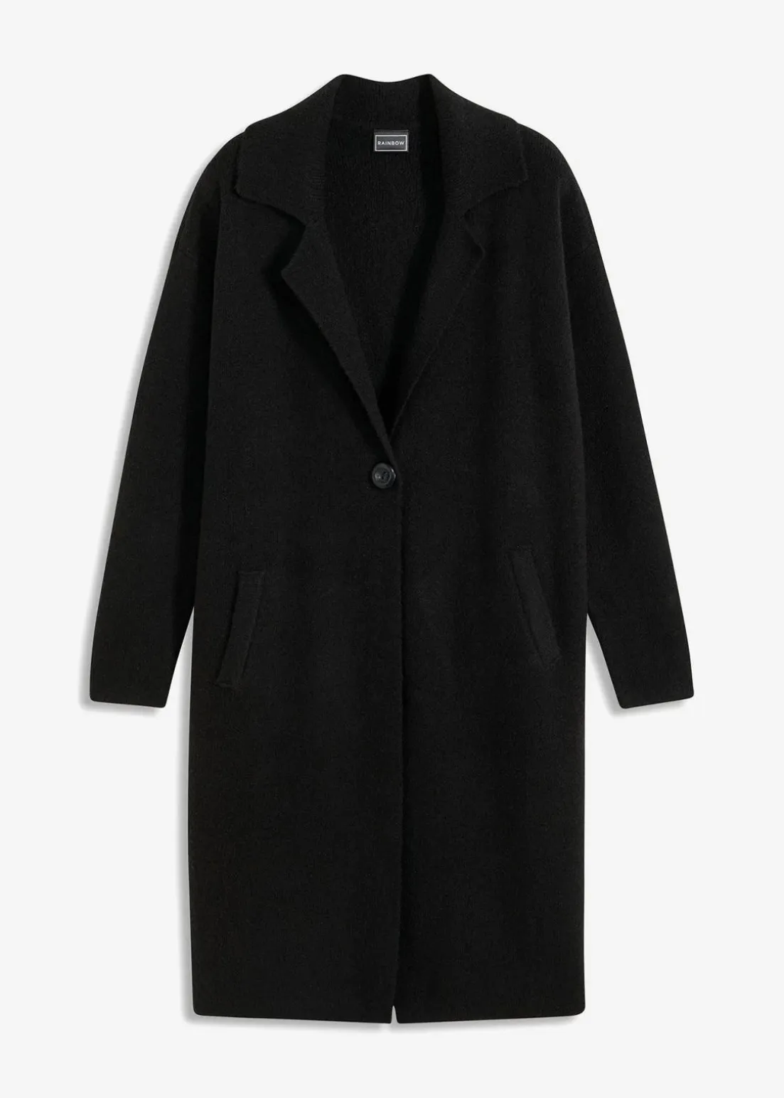 Langer Strickmantel im Loose Fit