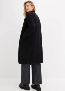 Langer Strickmantel im Loose Fit