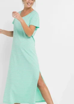 Langes Nachthemd aus reiner Baumwolle