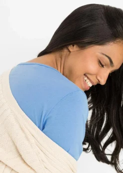 Langes Nachthemd aus reiner Bio-Baumwolle