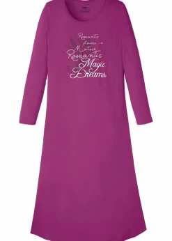 Langes Nachthemd aus reiner Bio-Baumwolle