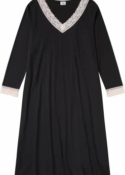 Langes Nachthemd aus softem Viskose-Mix